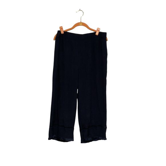 Zac & Rachel Fringe Eyelet Capri Pants Size L - Picture 1 of 8